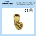 Pneumatic Quick Coupler Compression Copper Brass Aluminum Thermoplastic Tubing 90 Male Elbow